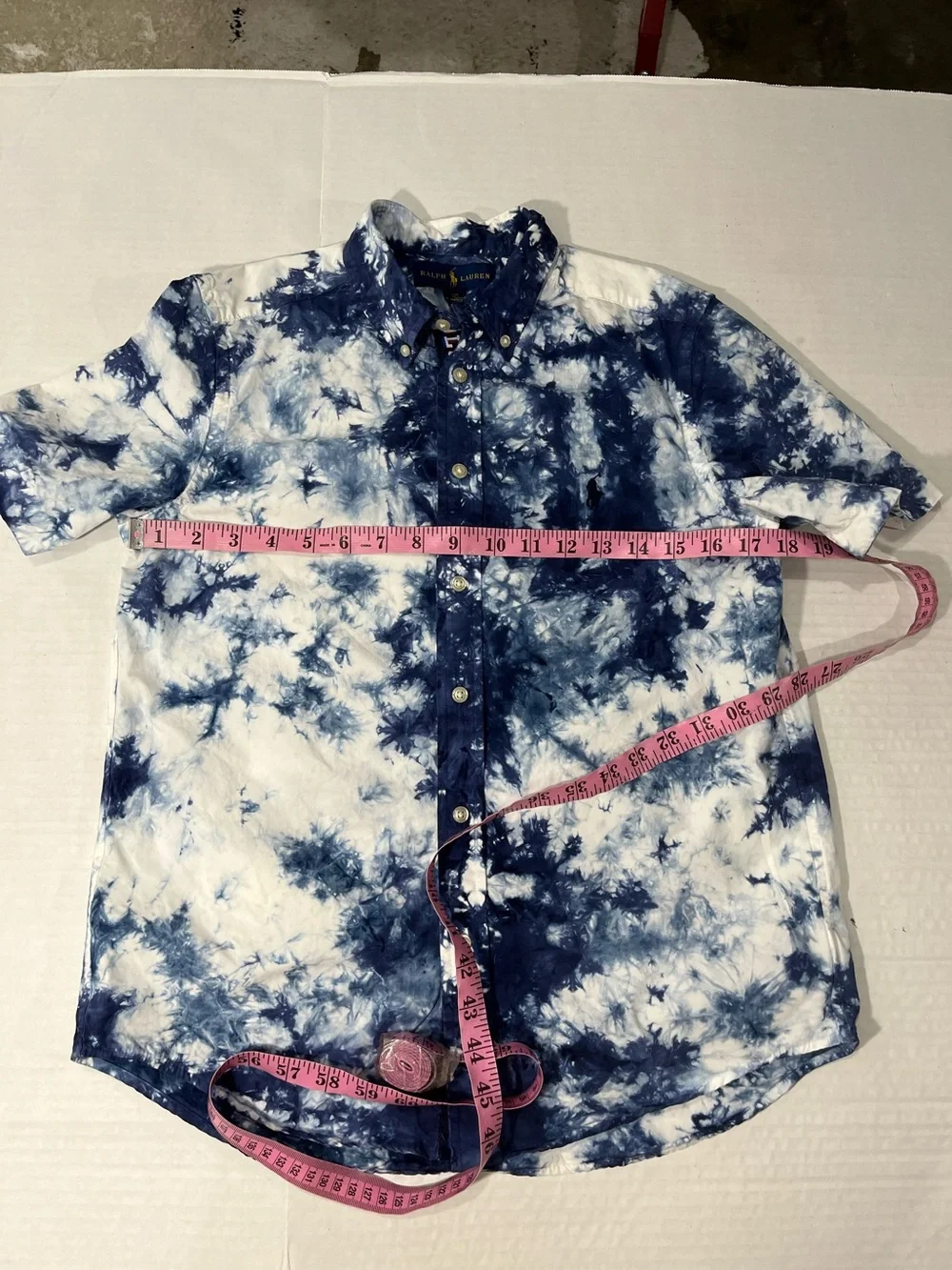 RALPH LAUREN BOYS TIE DYE BUTTON SHIRT